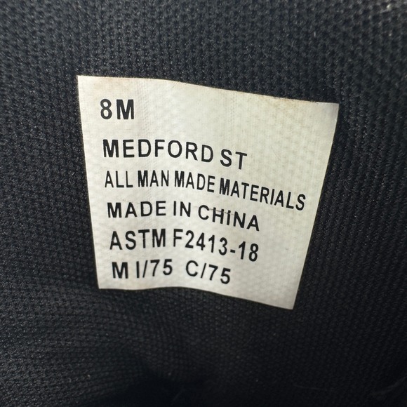 Eddie Bauer Medford ST Boots Men 8M Brown Steel Toe Workwear Safety Lug main image 11